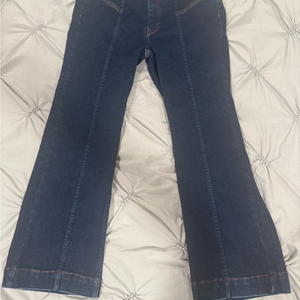Anthropologie Pilcro Dark Blue ankle length Straight Leg Women's Jeans